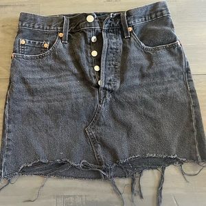 Levi’s Button Fly Skirt